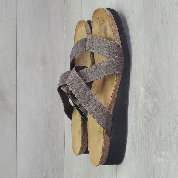 Naot Womens Leather Comfort Platform Sandals shoes sz 41 US 10 - Picture 2 of 12